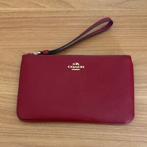 Coach Red Wristlet